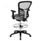 Flash Furniture Gray Draft Chair, Black Frame HL-0001-1CBLACK-LTGY-GG - alternate 2